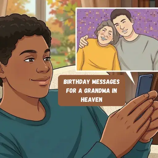 Birthday Messages for a Grandma in Heaven