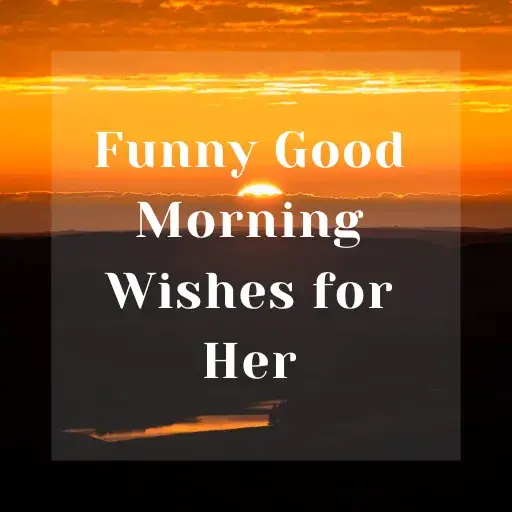 Funny Good Morning Wishes for Her
