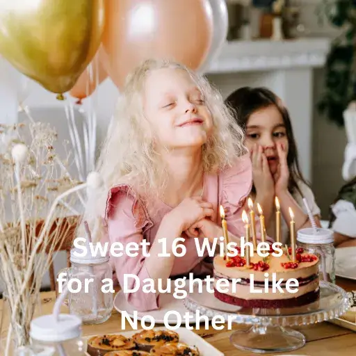 Sweet 16 Wishes for a Daughter Like No Other