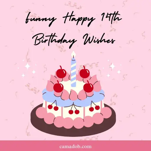 Funny Happy 14th Birthday Wishes