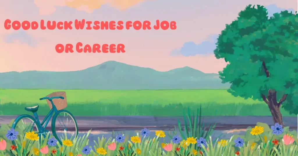 Good Luck Wishes for Job or Career