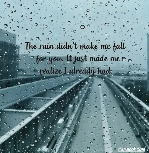 Romantic Rain Quotes That Feel Honest