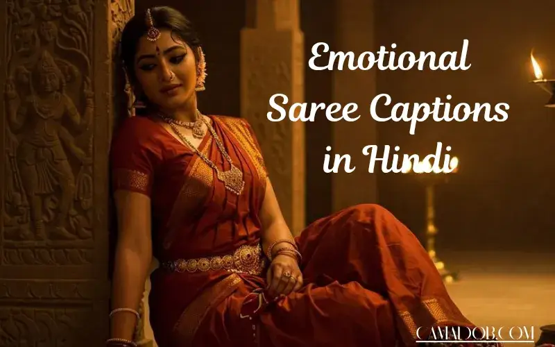 Emotional Saree Captions in Hindi