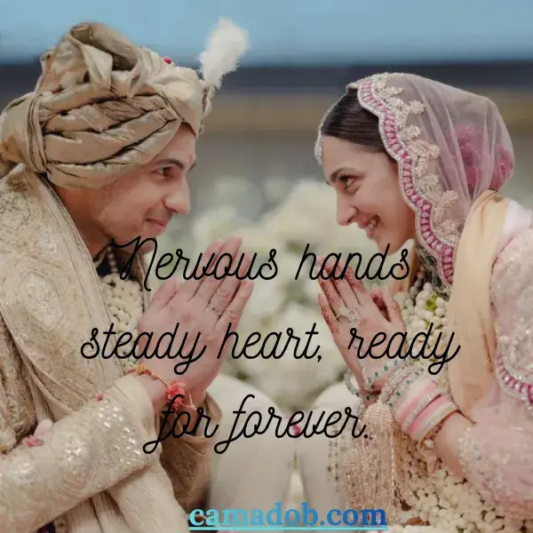 Handsome Groom Wedding Captions