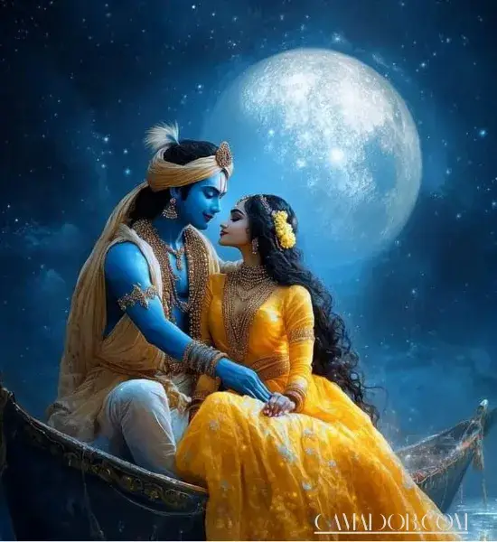 Romantic Radha Krishna Love Captions