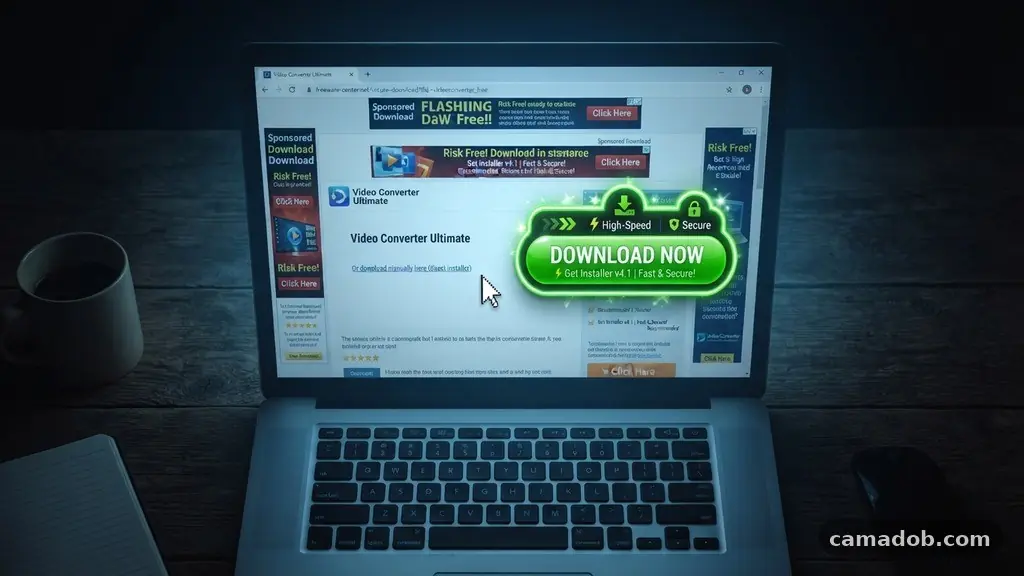 How to Recognize Fake Download Buttons on Software Websites